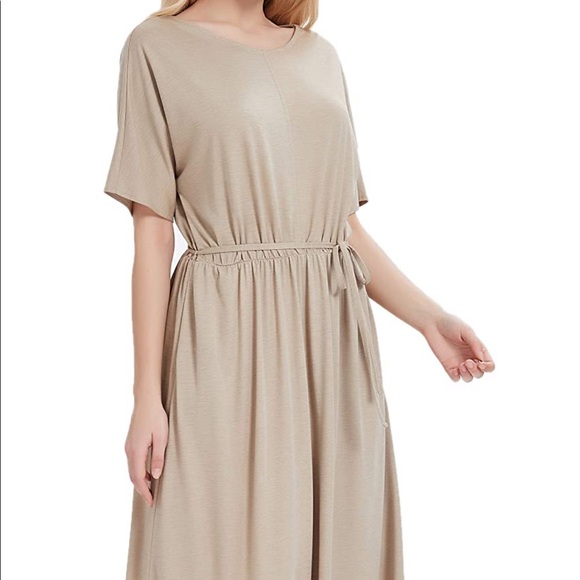 Beige Summer Dress - Picture 1 of 5